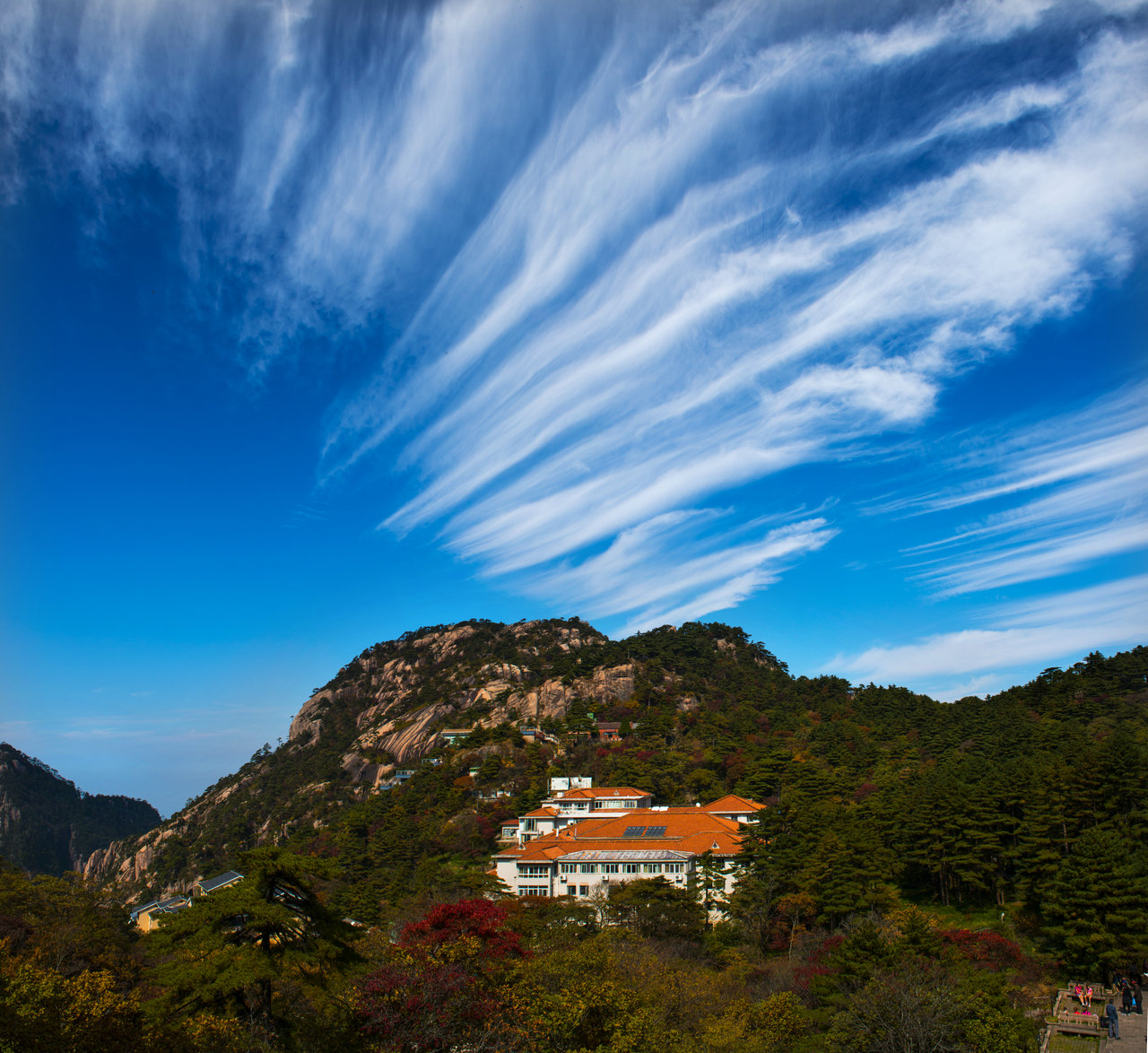 黃山秋季美景圖片