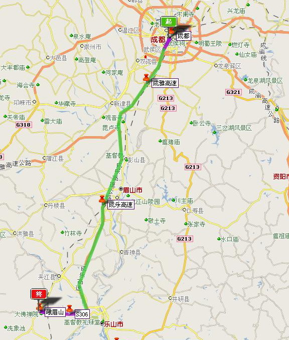 成都到峨眉山怎么走？成都到峨眉山怎么坐車
