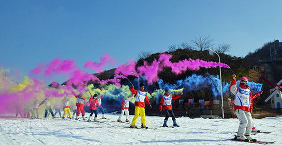 長沙瀏陽大圍山野外滑雪節