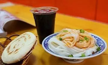 秦鎮(zhèn)米皮肉夾饃