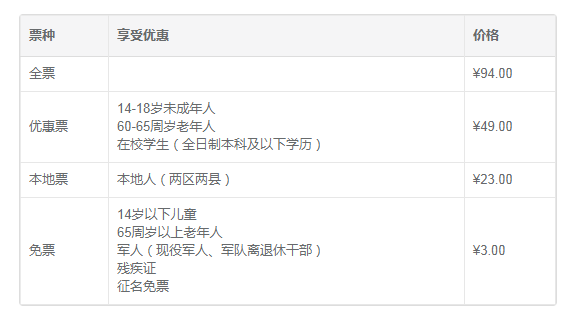張家界大峽谷門(mén)票和小孩、學(xué)生、老人門(mén)票優(yōu)惠政策價(jià)格表