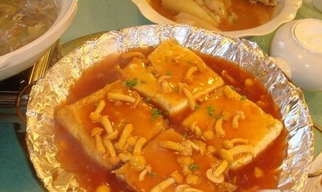 張家界特色菜:泡汁豆腐